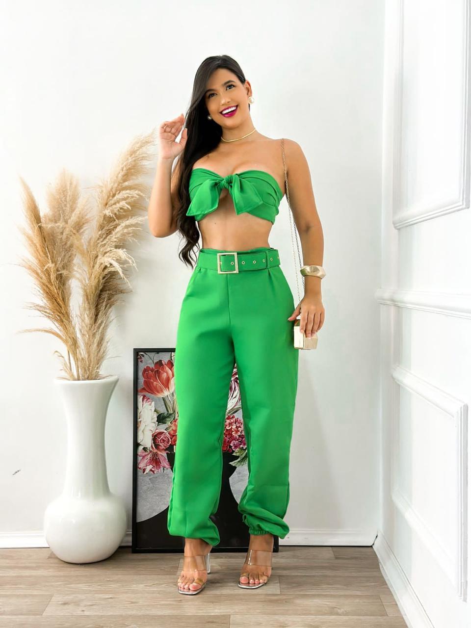 Conjunto Alfaiataria Verde